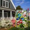 Spring Morning Glory Garden Flag – 12.5x18 Inch Double-Sided Outdoor Burlap Flag with Colorful Stained Glass Floral Design, Welcome Flag for Yard, Lawn, and Seasonal Decor